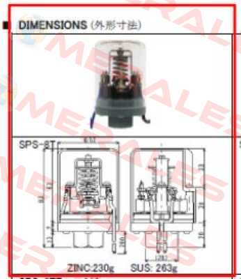 SPS8T Sanwa Denki