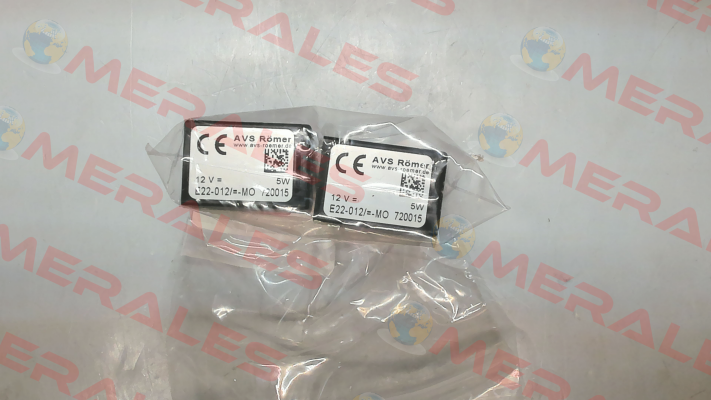 P/N: 720015 Type: E22-012/= -M0 Avs Römer