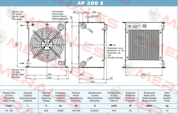 AP/APL 300 E 12/24V Sesino