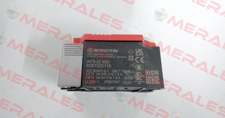 P/N: 6081000119, Type: IN73-22 M20 Bernstein