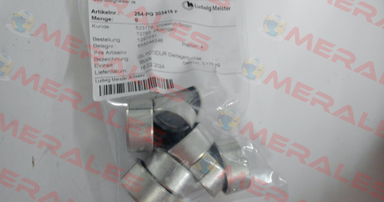 F16005101 - 254PG 303415 3 F Glycodur