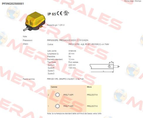 PF590202500001 Ter Tecno Elettrica Ravasi