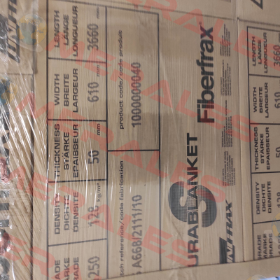Durablanket S 50 x 610 x 3660 Fiberfrax