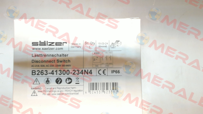 B263-41300-234N4 Salzer