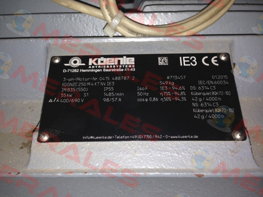 KDGN2C 250 M 4 KT NV IE3  Küenle