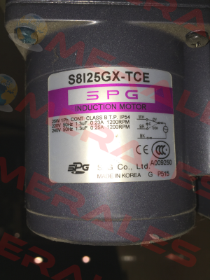 S8I25GX-TCE Spg Motor