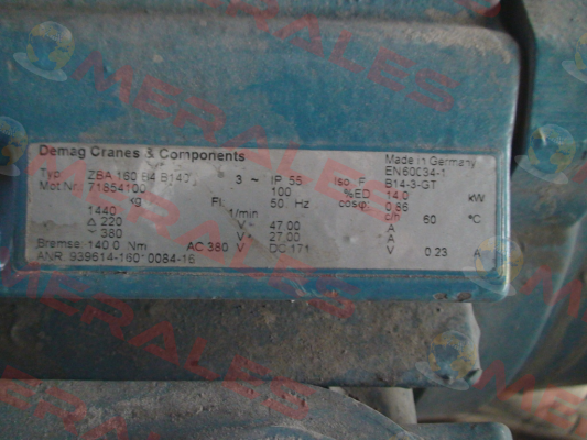 ZBA160 B4 B140 - 71854100 Demag