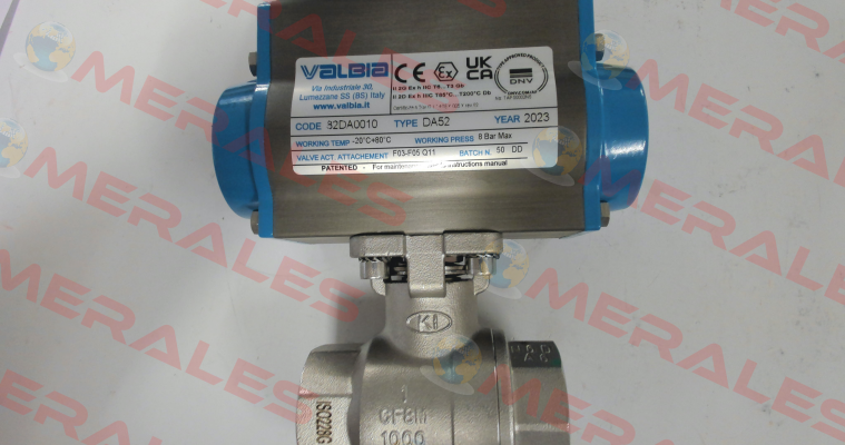 8P000300 PN64 DN-A 1" Valbia