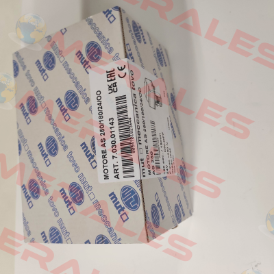 CODE: 7.030.01143 / TYPE:  AS 250/180/OO/24V Mut Meccanica Tovo SpA