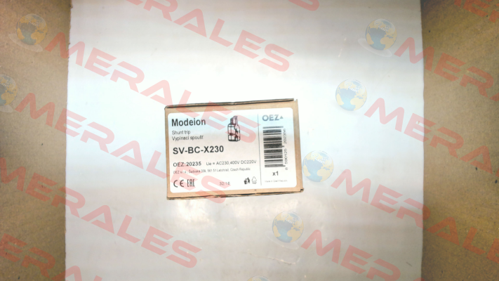 Art. No. OEZ:20235, Type: SV-BC-X230 OEZ