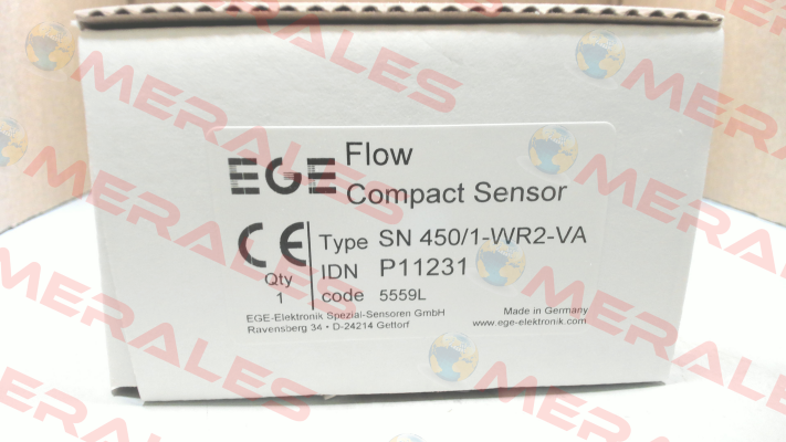 p/n: P11231, Type: SN 450/1-VA-WR2 Ege