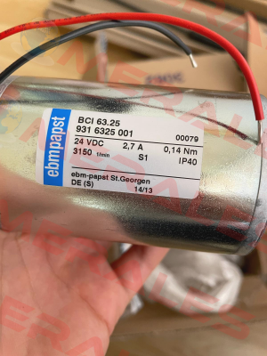 BCI-63.25 (931 6325 001) EBM Papst