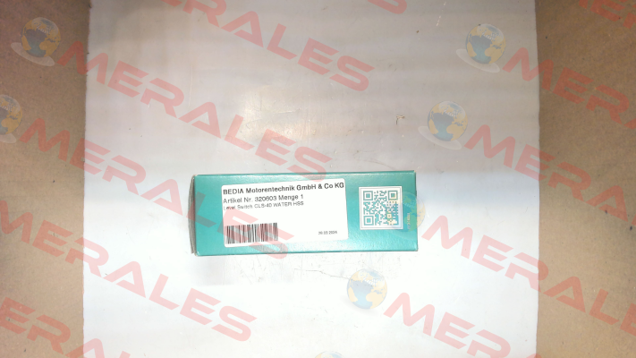 P/N: 320603, Type: CLS-40 Bedia