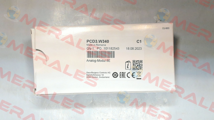 PCD3.W340 PN 9600053 Saia-Burgess