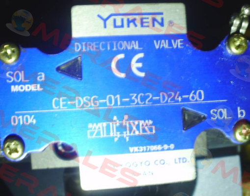 CE-DSG-01-3C2-D24-60 obsolote, replaced by DSG-01-3C2-D24-70  Yuken