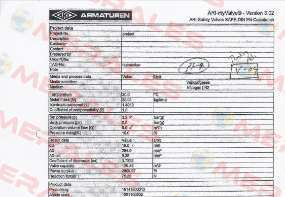 ARI-SAFE 12.911 ARI