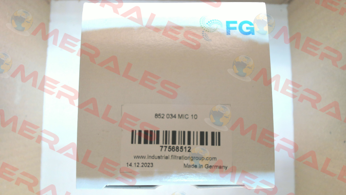 852 034 MIC10 NBR / PN: 77568512 / F-21810186 MAHLE