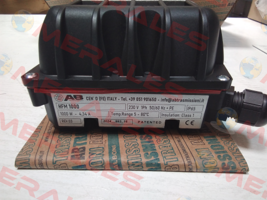 HFM 1000 AB Trasmissioni