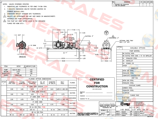 S/3X2- 6/S01D/40468/SE/SNB-SSCS/X-B18378-148- 21005PK/C/SC6-M9012005 Griswold