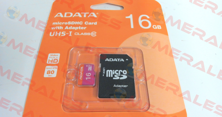 MicroSDHC card 16 GB with adapter Lutron
