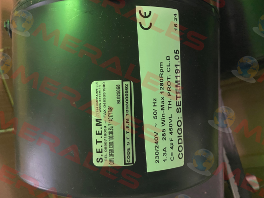 GMV 3FGB.COD.100.38.6V/7 *40171749* Elco