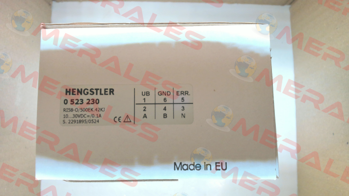p/n: 0523230, Type: RI58-O/ 500EK.42KJ Hengstler