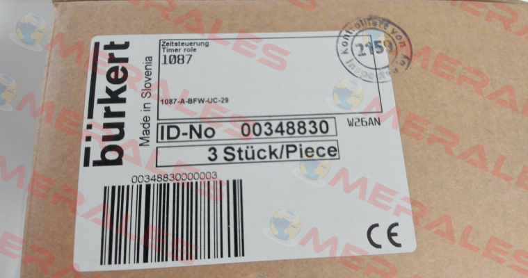 348830 / 1087-A-BFW-UC-29 Burkert