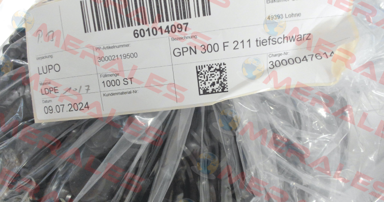 300 0211 9500 / GPN 300 F 211 Poppelmann