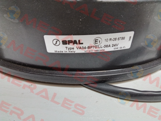 3010.2554 / VA34-BP70/LL-36A SPAL