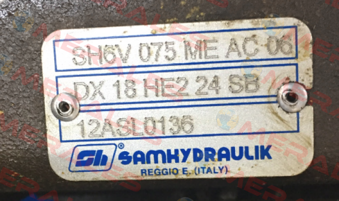 SH6V 075 ME AC 06 DX 18 HE2 24SB  Brevini