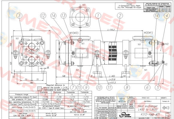 KS12-ACN-421C L1800 HS Cooler