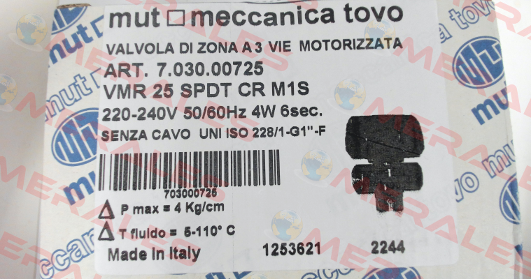 7.030.00725 Mut Meccanica Tovo SpA