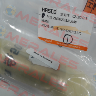 Z1520/20x63/L/100 Hasco