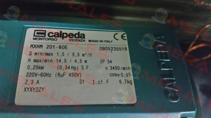 МХНМ 201 - 60Е   Calpeda