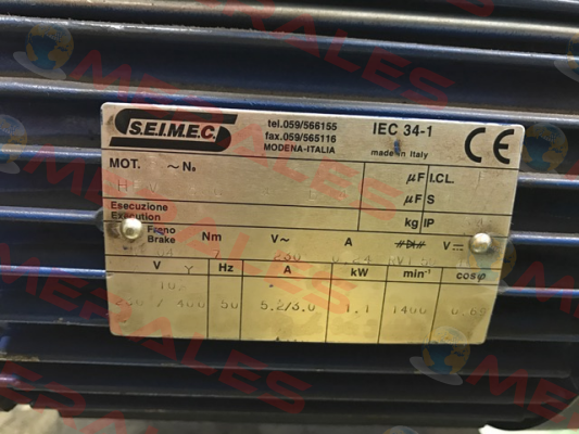 HBV 80C 4 230.400-50 B14  Seimec (Rossi)