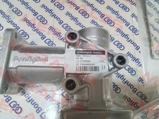 P/N: 127050060, Type: RAN 15 S A 2 HS B3 Bonfiglioli