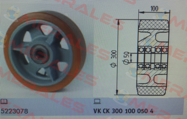 VK.CK 300/100/ 050/4  Vulkoprin
