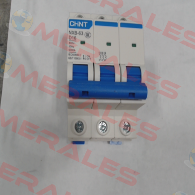 NXB-63 D16 3P+N 400V 6000A 50Hz Chint