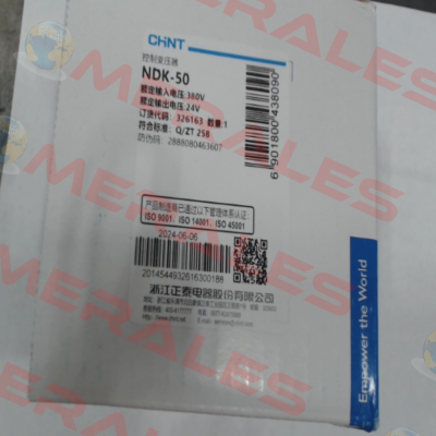 NDK-50 50VA 380/24 0.13A 50Hz Chint