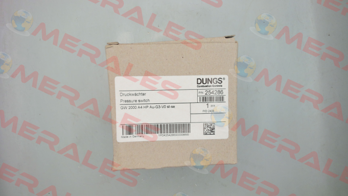 254286 / GW 2000 A4 HP Au-G3-V0 st-se 1P Dungs