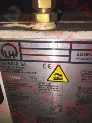 SV16 109 01 21 Leybold