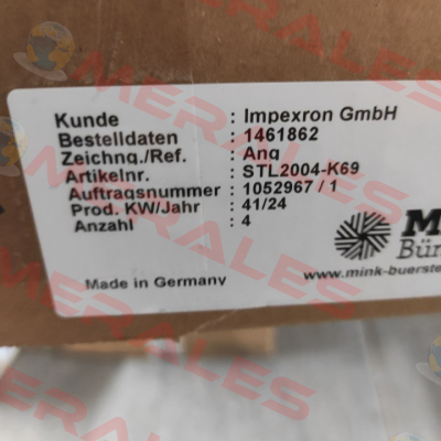 STL2004-K69 Mink Bürsten