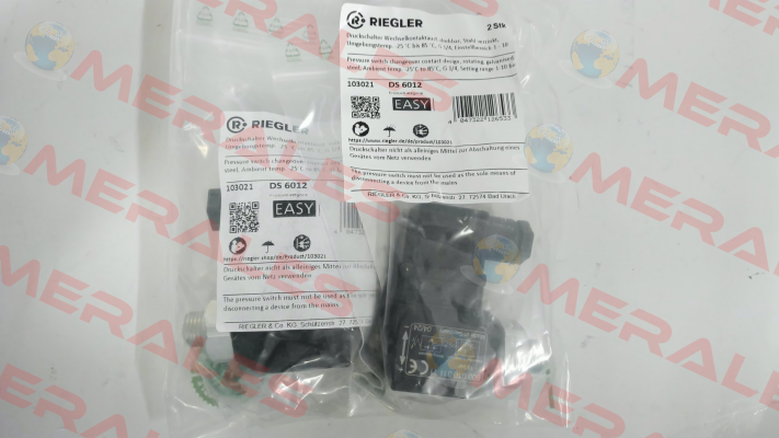 P/N: 103021 Type: DS 6012 Riegler
