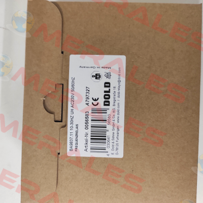 p/n: 0056583, Type: BA9837.11 10-30HZ UH AC230V 50/60HZ Dold