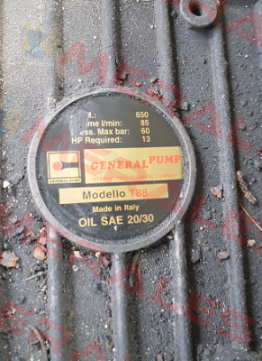 SAFETY VALVE for pump T88 General Pump