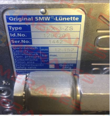 Typ: SLU-X-3-ZS-012152-70-WV-45  Smw-Autoblok