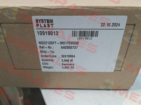 NGE2120FT-M0170VG50 System Plast