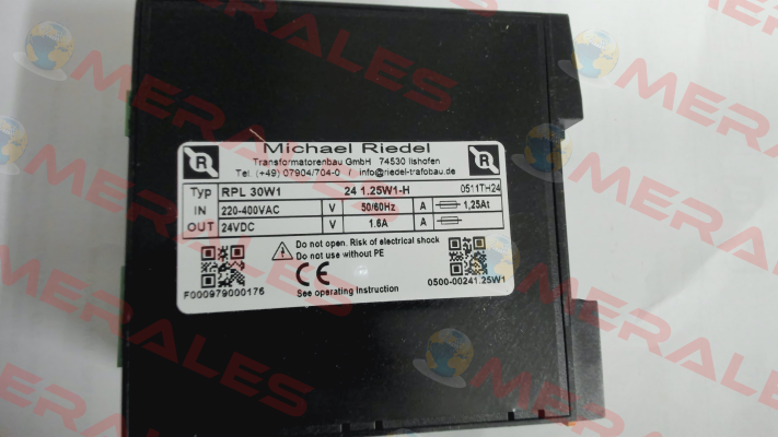 0500-00241.25W1 Michael Riedel Transformatorenbau