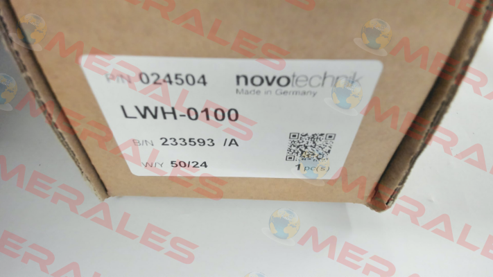 P/N: 400024504 Type: LWH-0100 Novotechnik