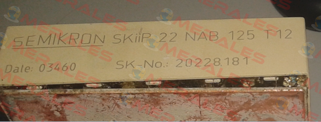 SKIIP 22 NAB 125 T12 - 20228181 - OEM/not available - please contact the machine producer directly  Semikron